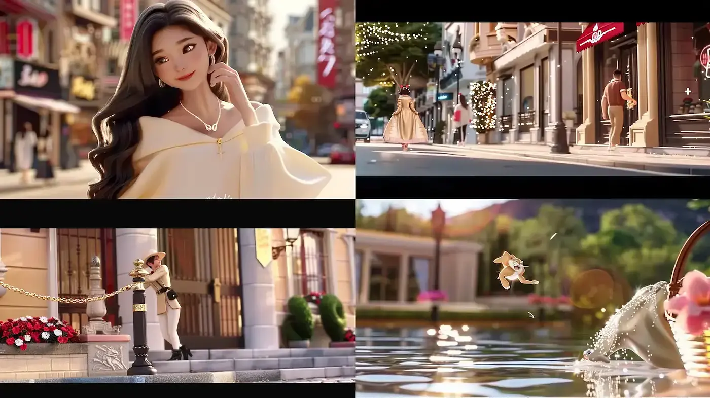 Charming and Lively Animation with a Modern Flair - Midjourney sref style