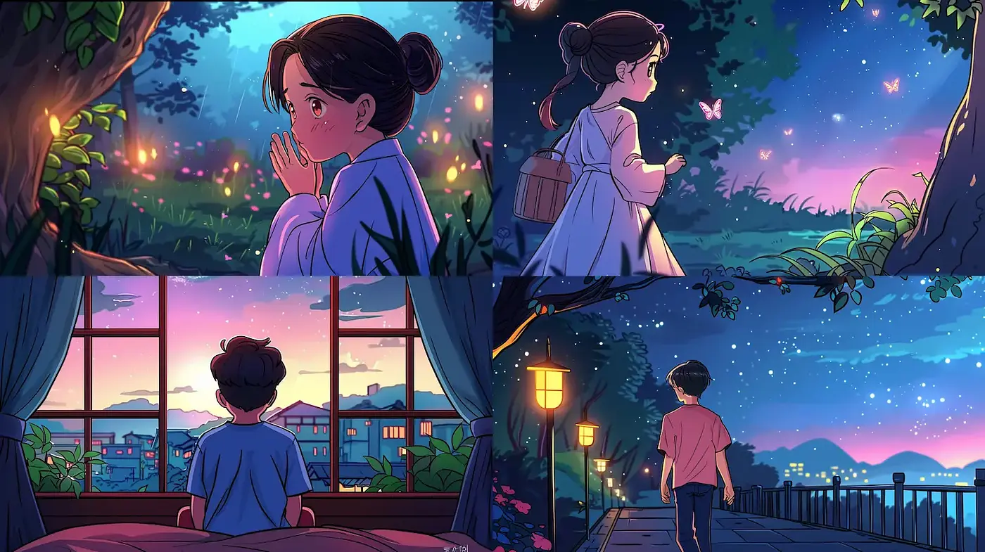 Whimsical Dreamlike Scenes with Soft Color Harmony - Midjourney sref style