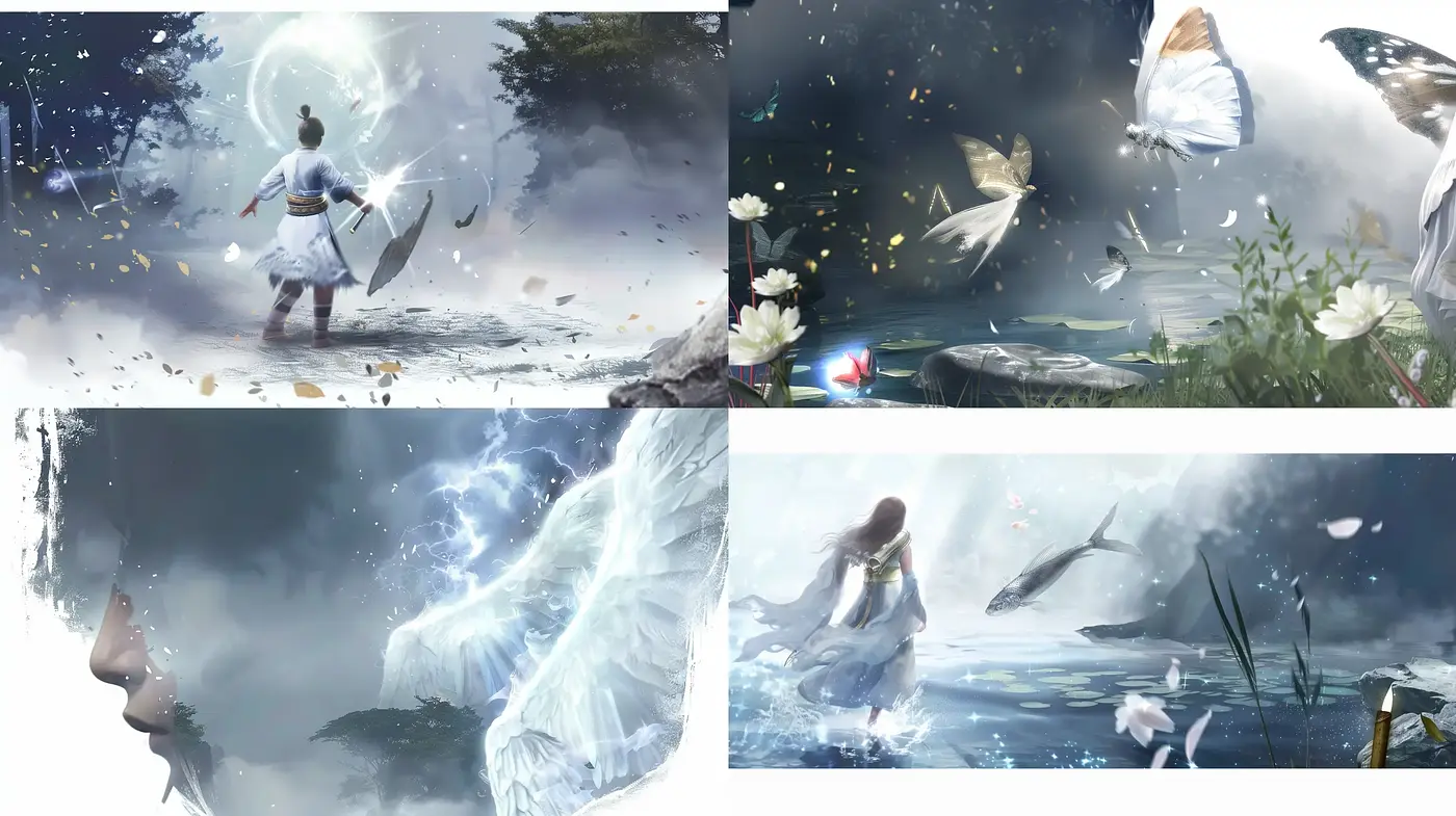 Ethereal Dreamscape: A Consistent Vision of Serenity and Wonder - Midjourney sref style