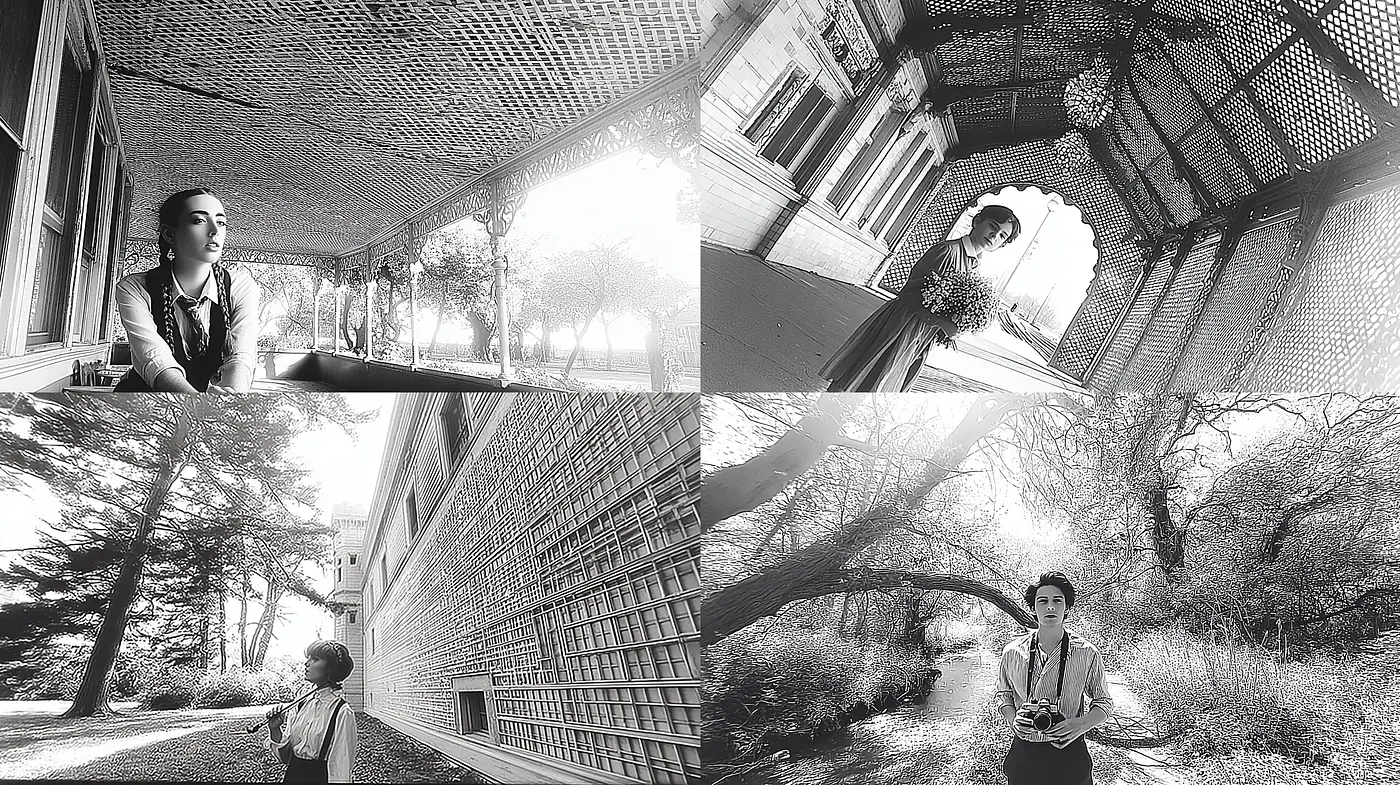 Timeless, monochromatic storytelling with elegant composition - Midjourney sref style