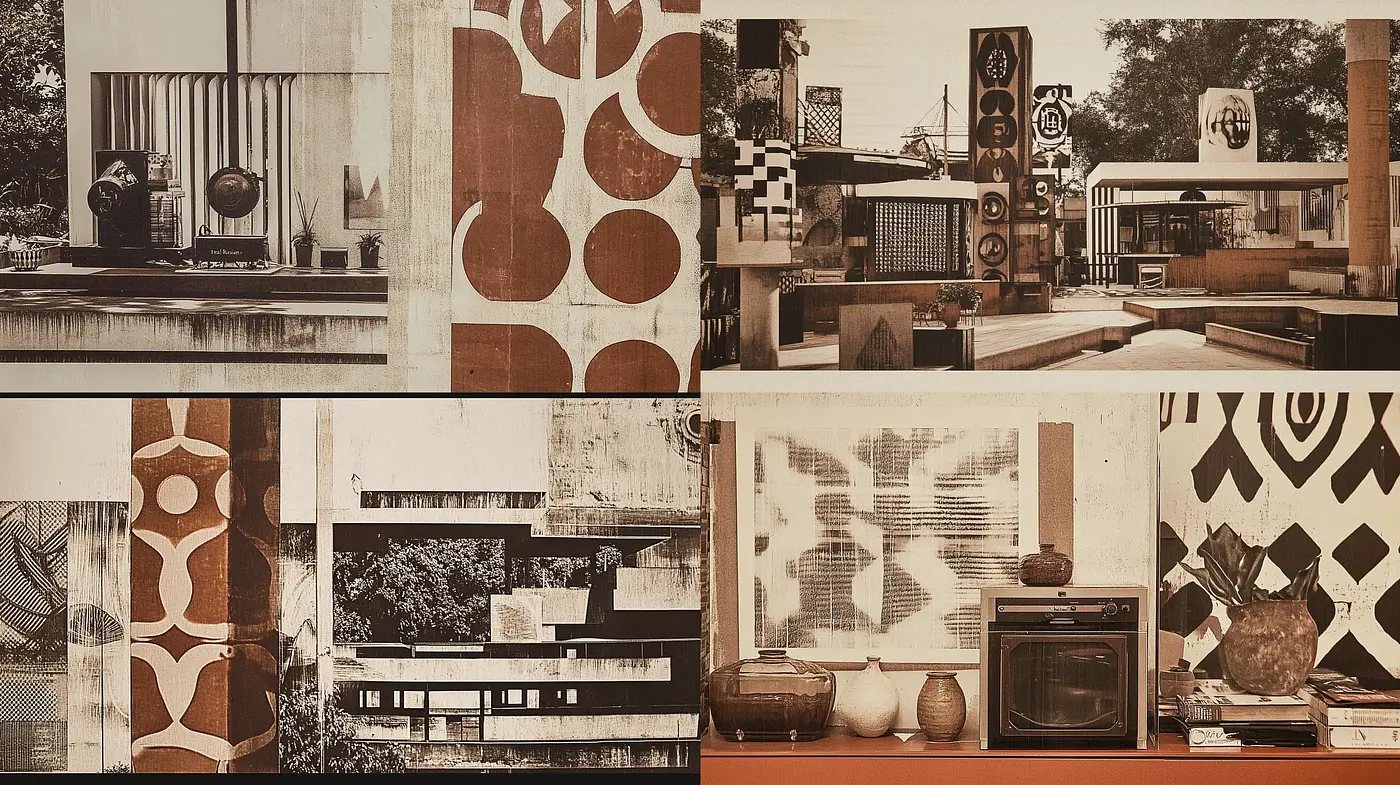 Retrofuturistic Mid-Century Modern Fusion - Midjourney sref style