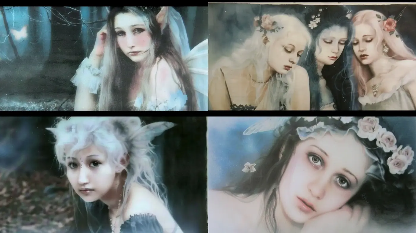 Ethereal Whispers of a Dreamlike Victorian Era - Midjourney sref style