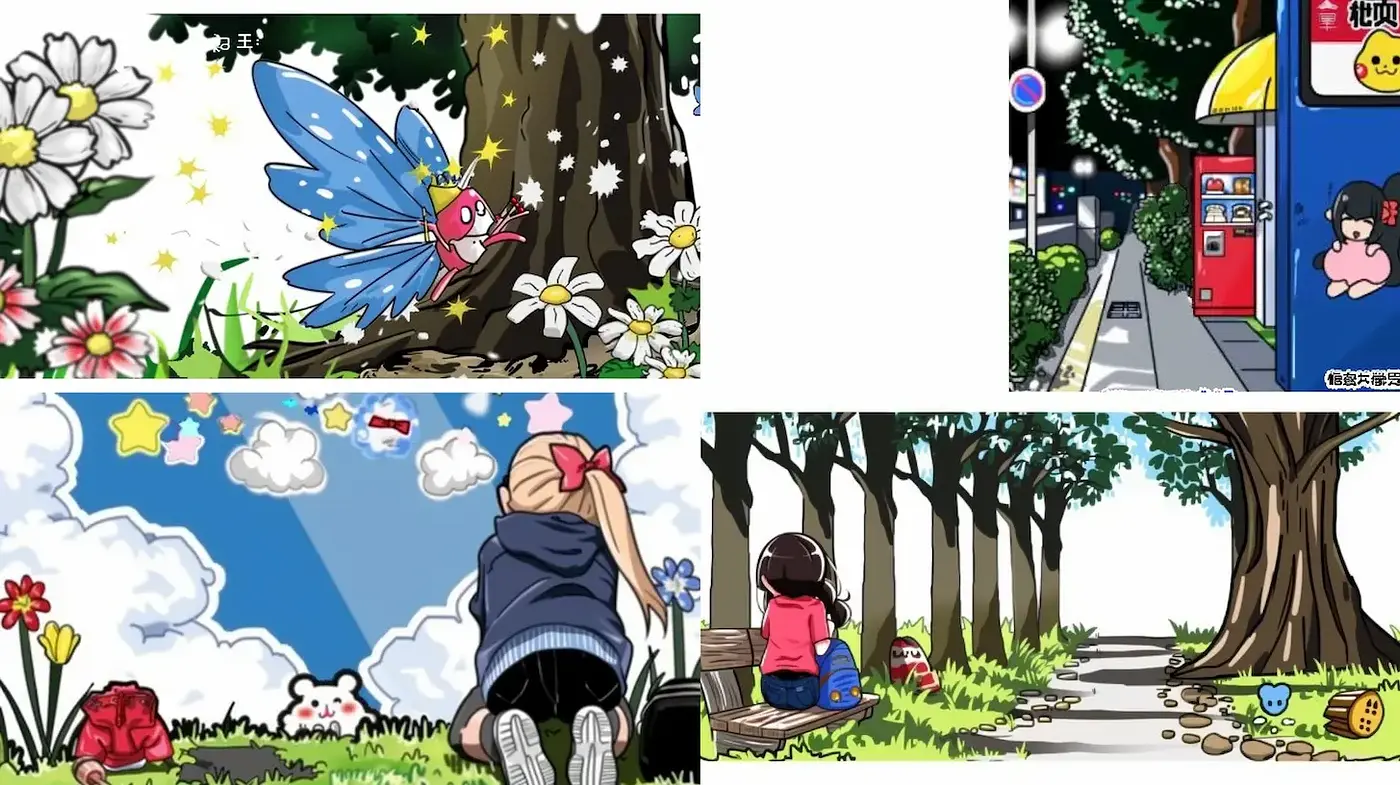 Charming and Whimsical Character Illustrations with a Playful Nature - Midjourney sref style