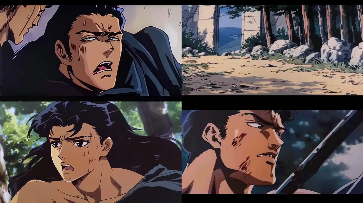 Dynamic Anime Influence with Intense Character Portrayal - Midjourney sref style
