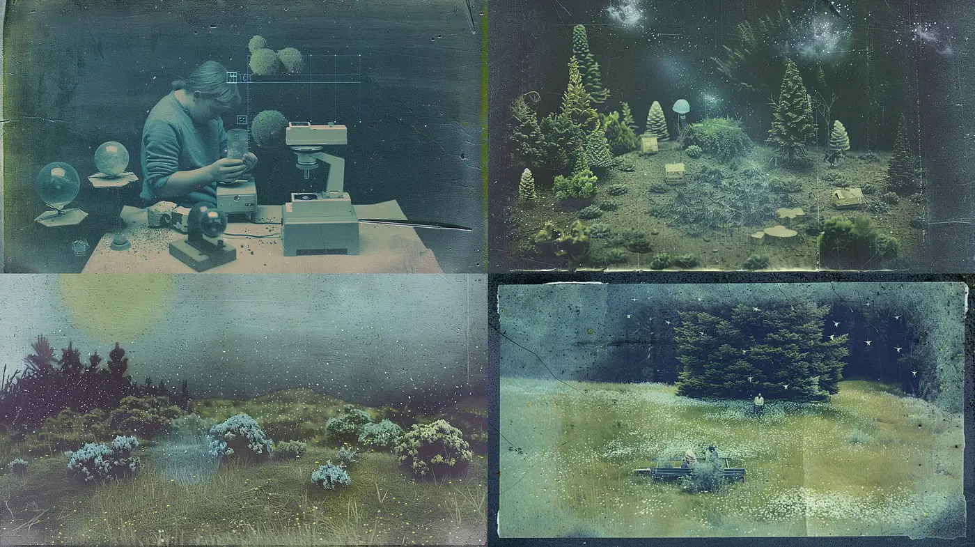 Ethereal Dreamscape Fusion with Mystical Overtones - Midjourney sref style