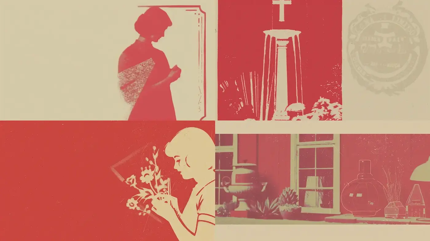 Retro Influence with Bold Silhouettes and Minimalist Elements - Midjourney sref style