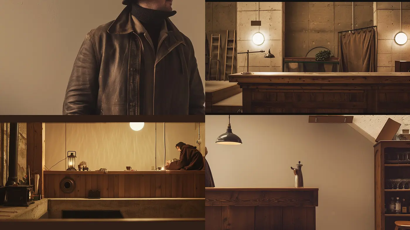 Sepia-Toned Nostalgia with a Timeless, Cinematic Essence - Midjourney sref style