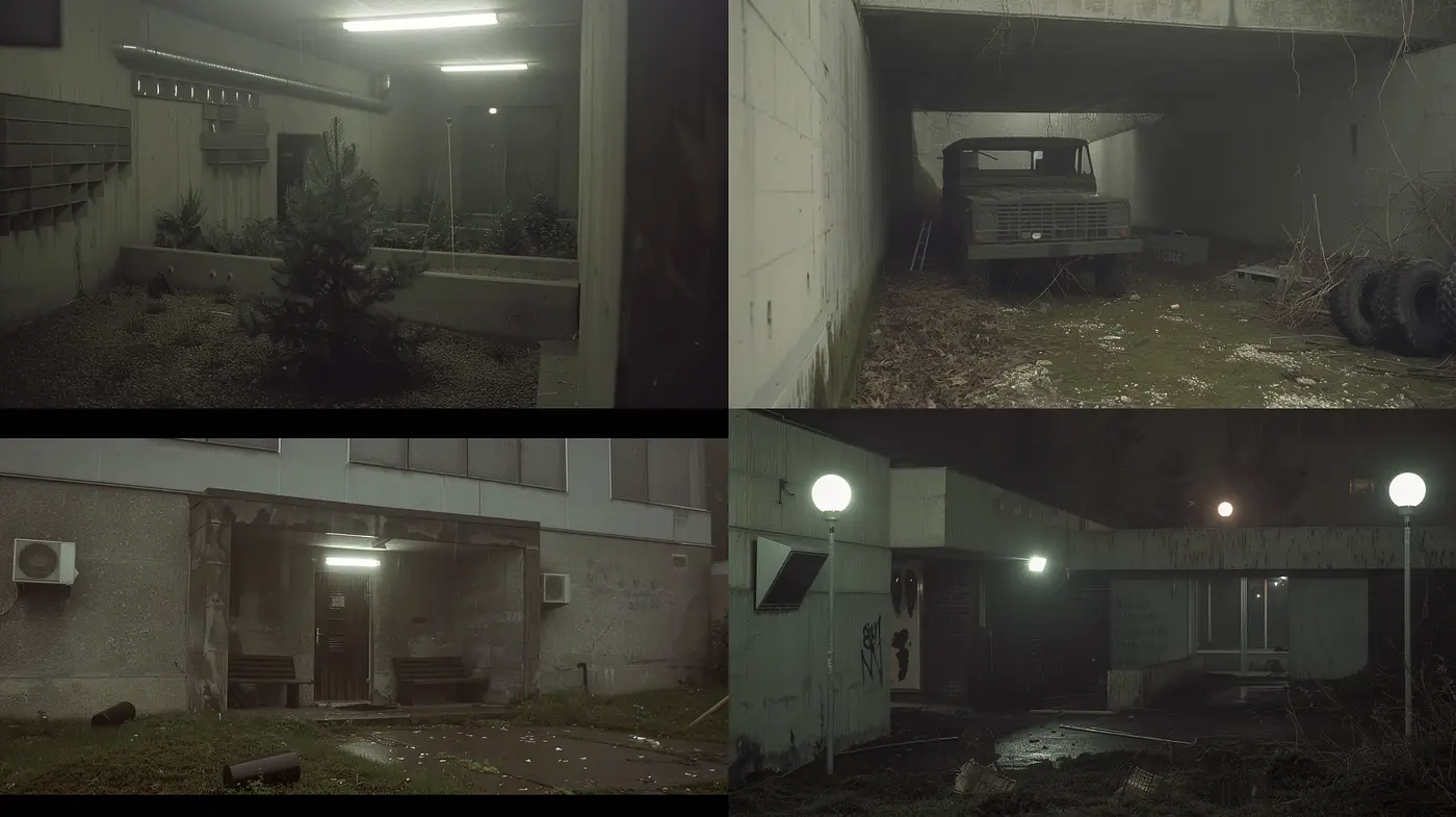Decayed Urban Elegance: A Photorealistic Exploration of Abandonment and Time - Midjourney sref style