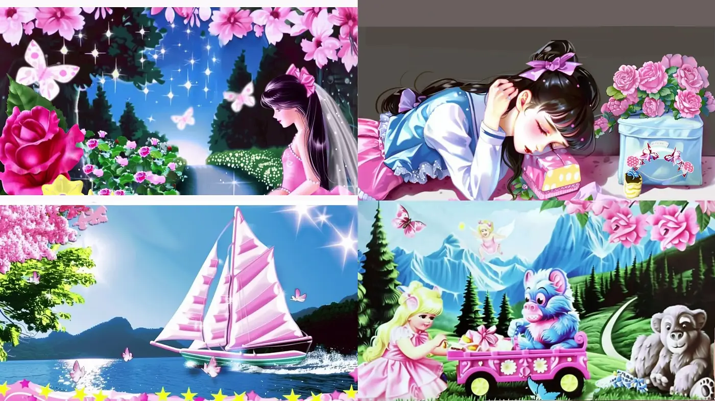 Enchanted Luminosity: A Dance of Vivid Colors and Whimsical Light - Midjourney sref style