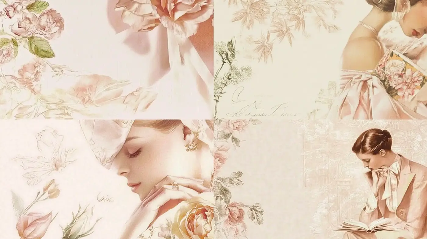 Ephemeral Floral Expressions in Soft Pastel Hues - Midjourney sref style
