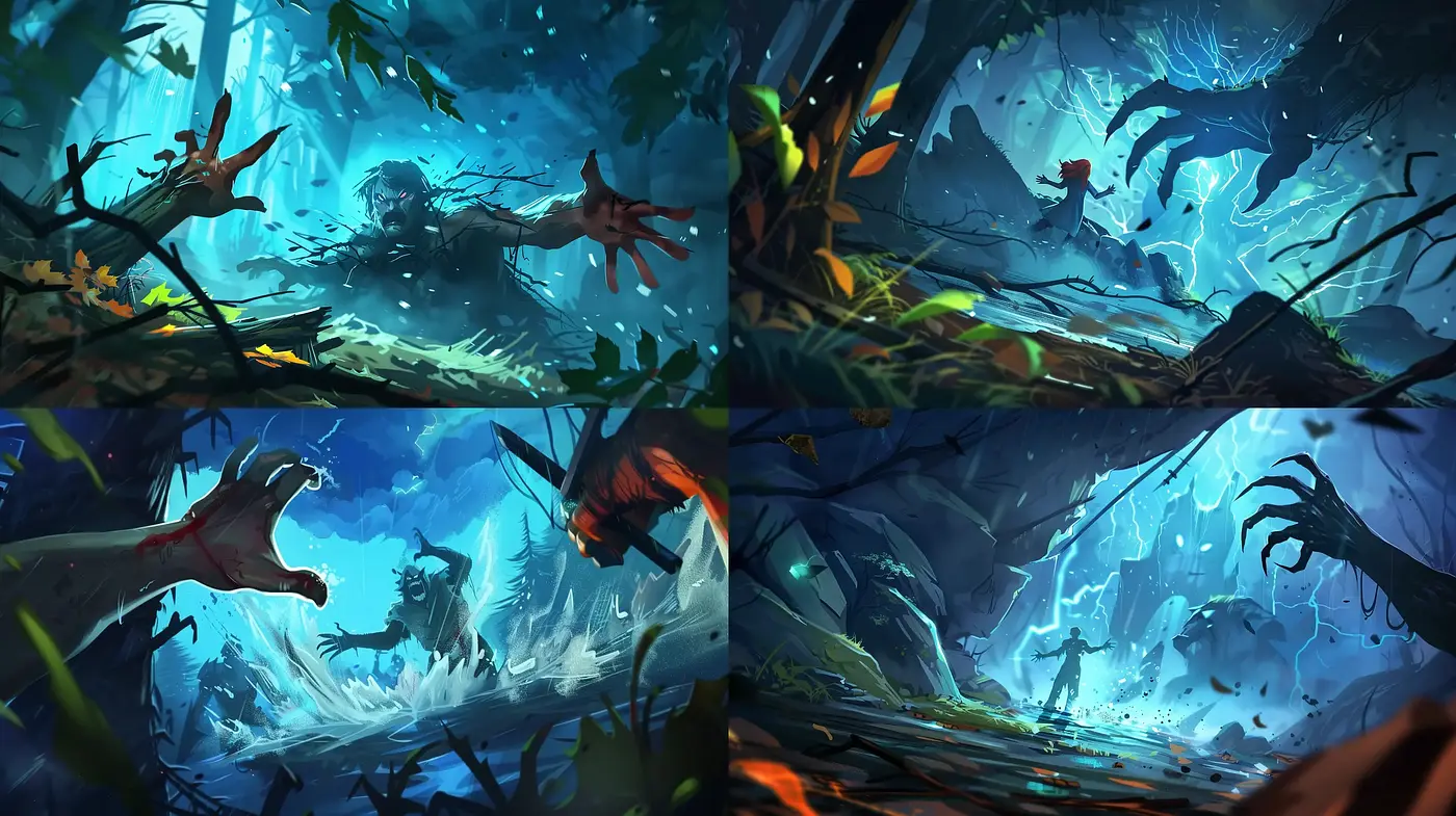 Enigmatic Depths of Luminous Aquatic Fantasy - Midjourney sref style