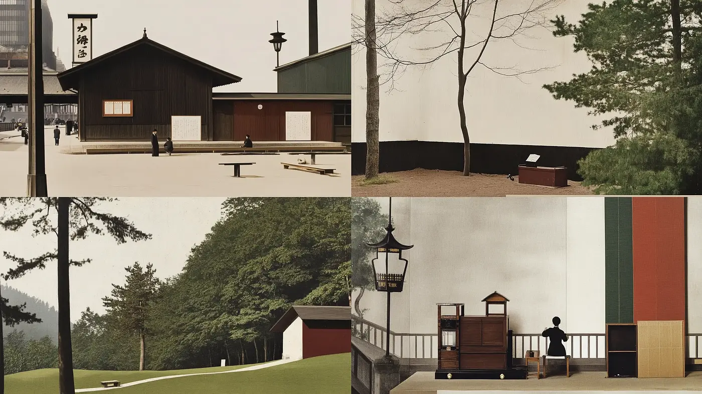 Serene Homage to Japanese Edo Period Woodblock Prints - Midjourney sref style