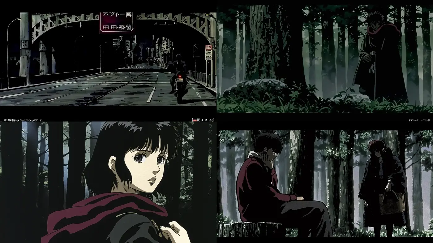 Nocturnal Elegance in Lush Cinematic Frames - Midjourney sref style