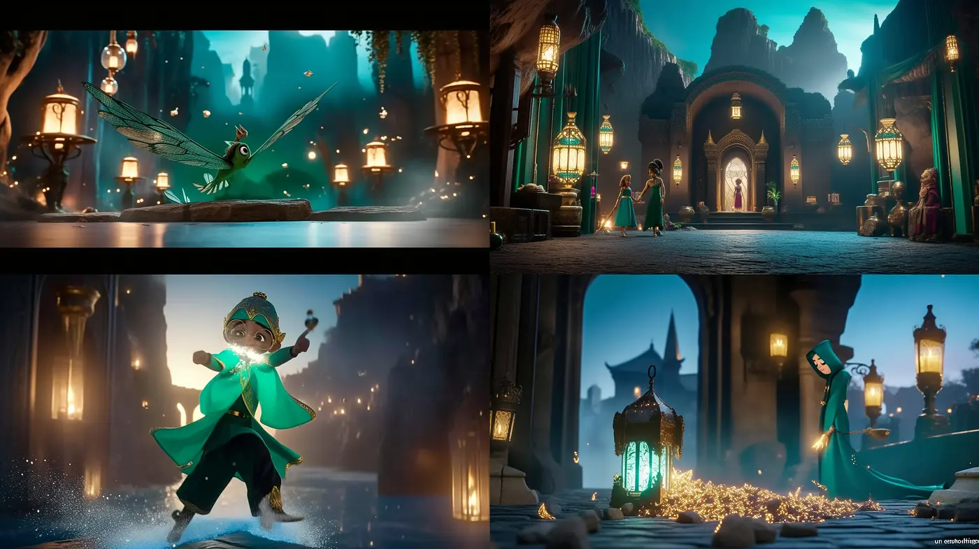 Enchanted Luminance: A Whimsical Fusion of Golden Glow and Mystical Ambiance - Midjourney sref style