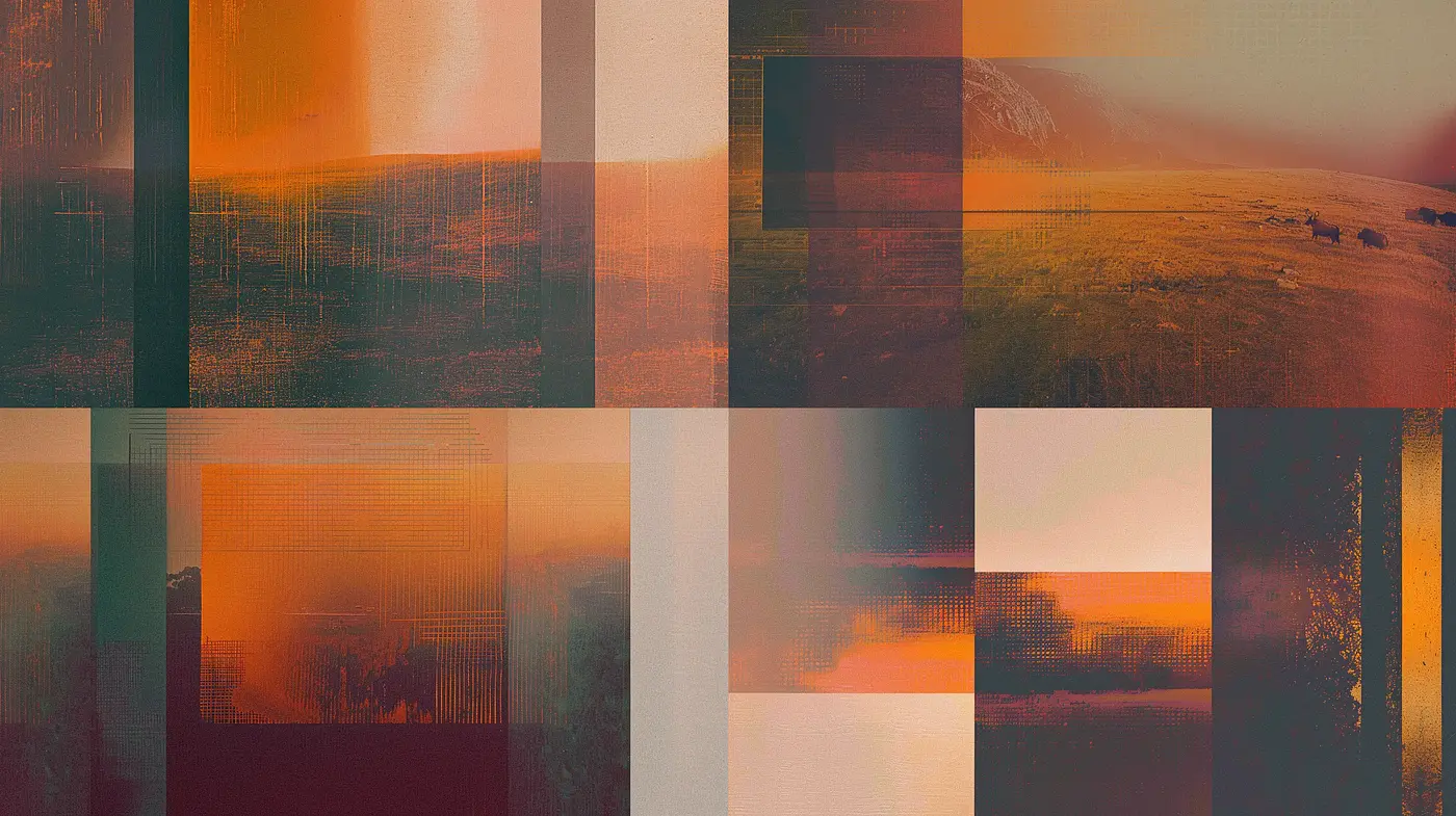 Abstracted Hues of Dusk: A Consistent Exploration of Color and Light - Midjourney sref style