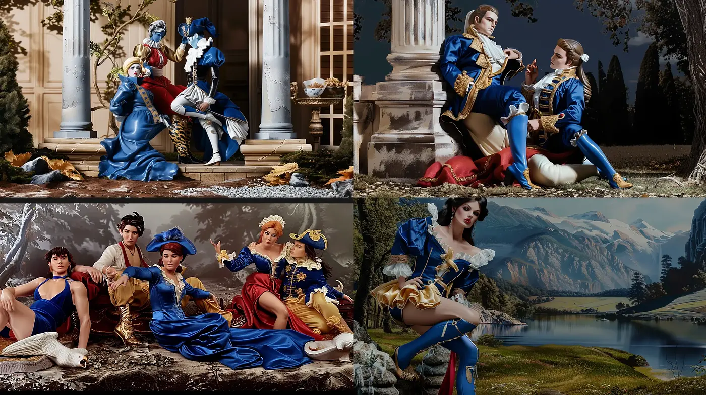 Baroque Revival in Digital Imagery: A Modern Twist on Classical Opulence - Midjourney sref style