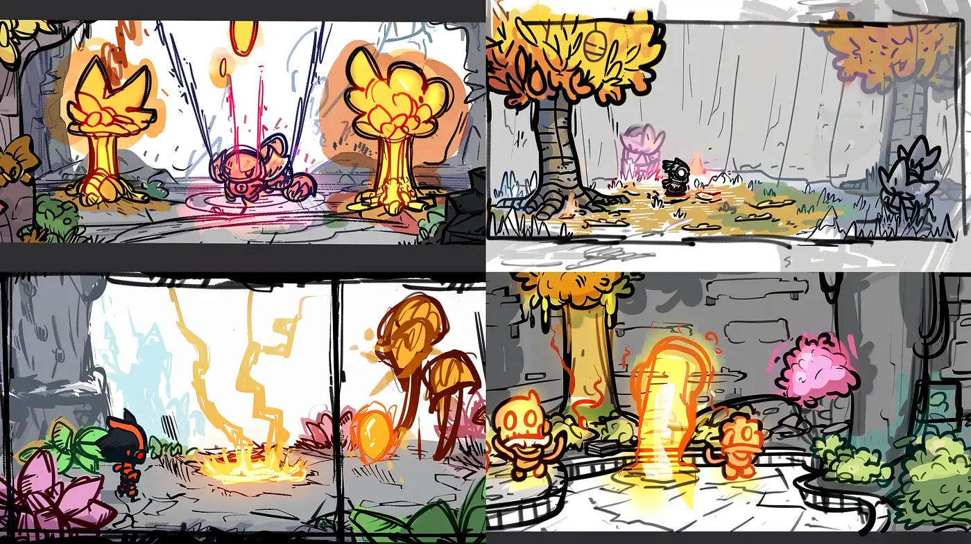 Sketch-like Experimental Fusion with Vibrant Comic Artistry - Midjourney sref style