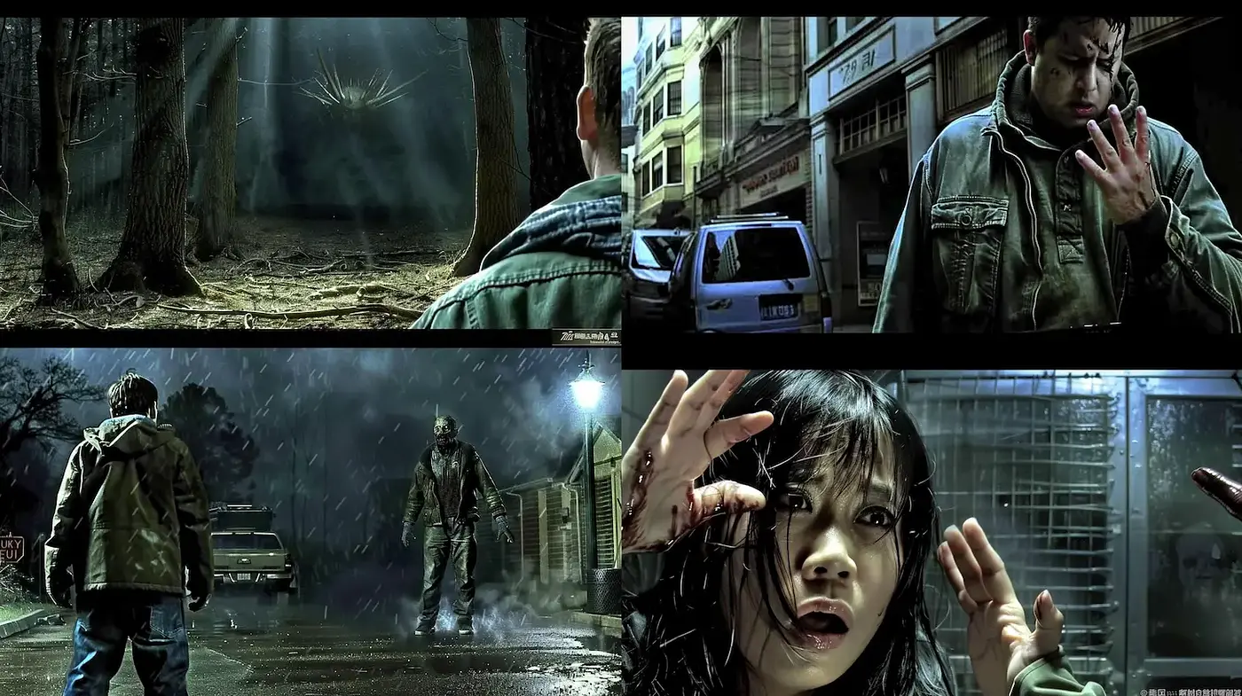 Dark and Atmospheric Visual Narrative with Cinematic Influences - Midjourney sref style