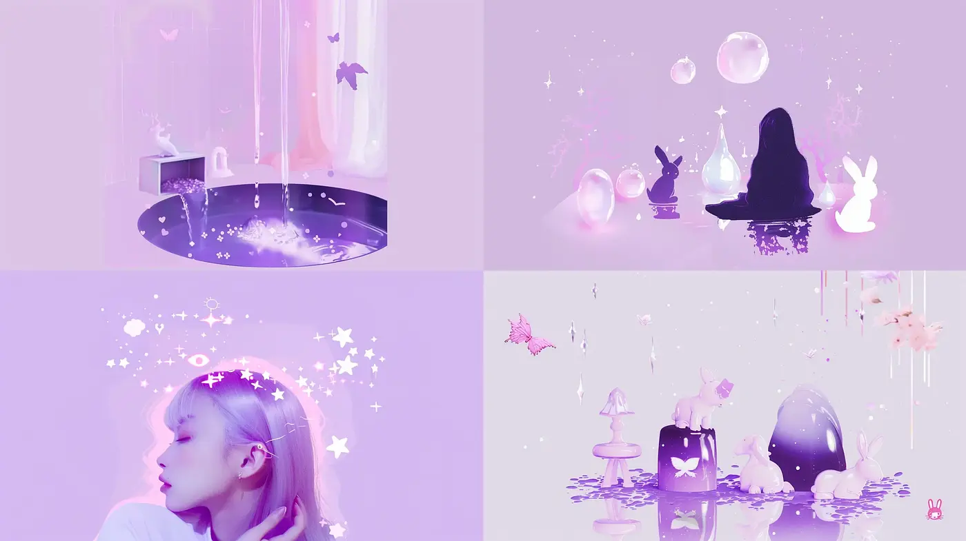 Dreamy Pastel Visions with Ethereal Overtones - Midjourney sref style