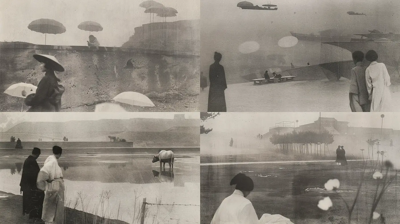 Ethereal Monochromatic Visions: A Homage to Pictorialism and the Early Photographic Era - Midjourney sref style