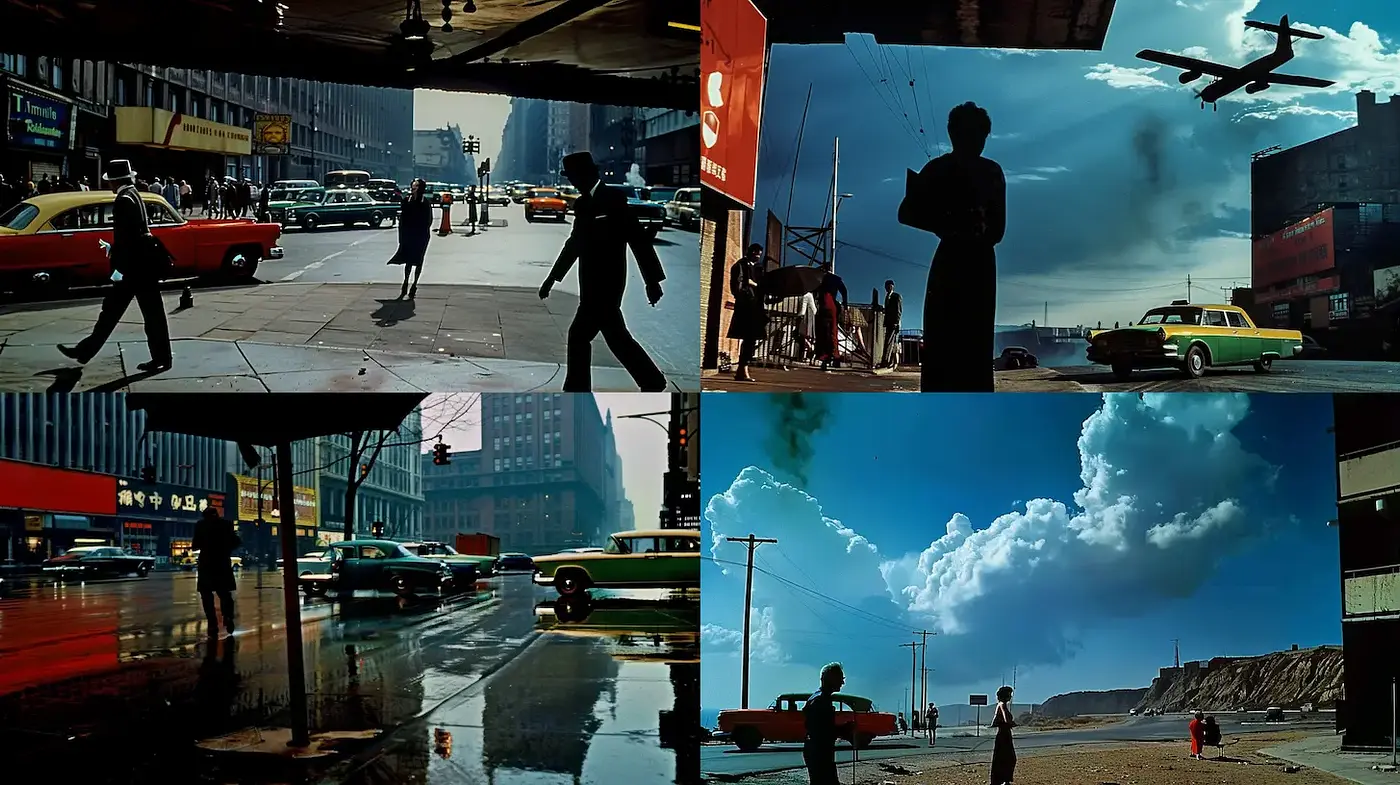 Stylized Urban Landscapes with Atmospheric Depth - Midjourney sref style