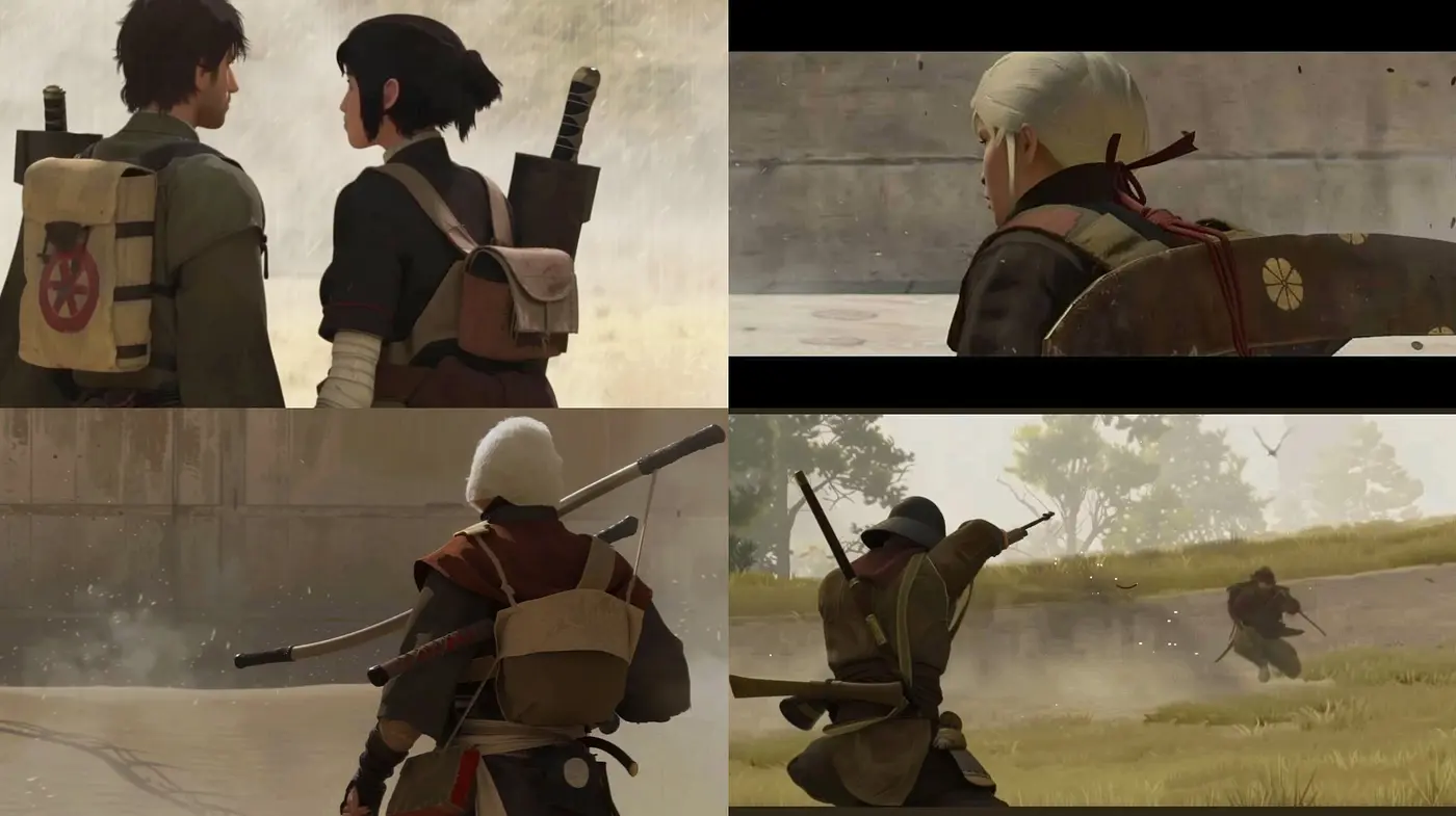 Faded Elegance in Digital Brushstrokes: Consistency in Evocative Animation Styles - Midjourney sref style