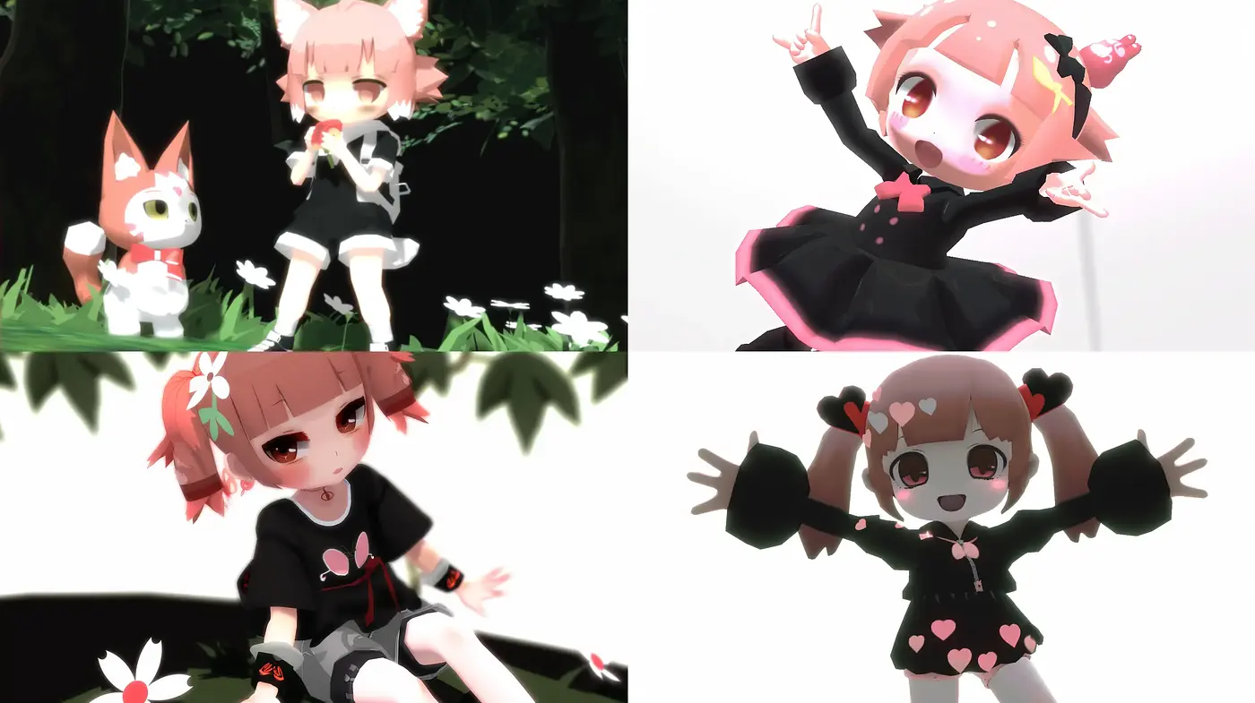 Harmonized Contrast of Whimsical Anime-Inspired Vignettes - Midjourney sref style