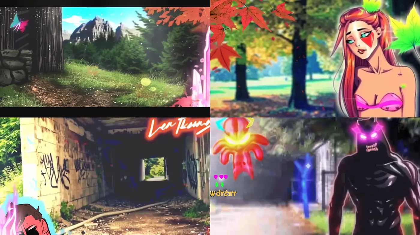Luminous Dreamscapes with Contemporary Anime Essence - Midjourney sref style