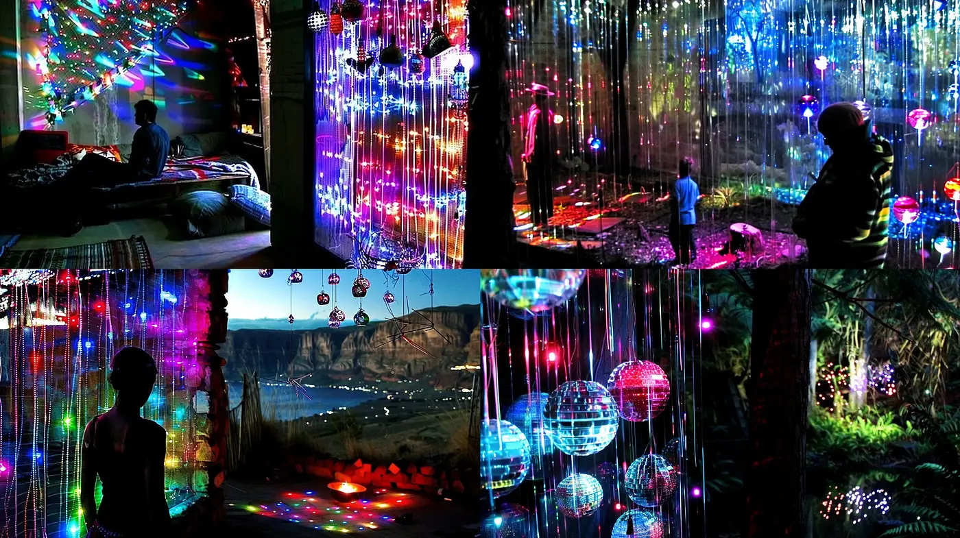 Luminous Dreamscape Fusion - Midjourney sref style
