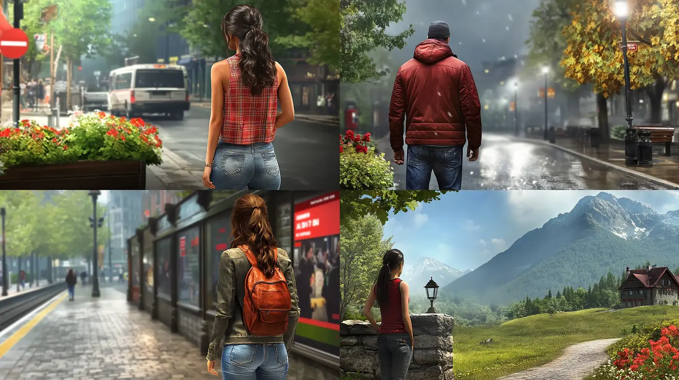 Luminous Seasonal Vistas with Photorealistic Overtones - Midjourney sref style