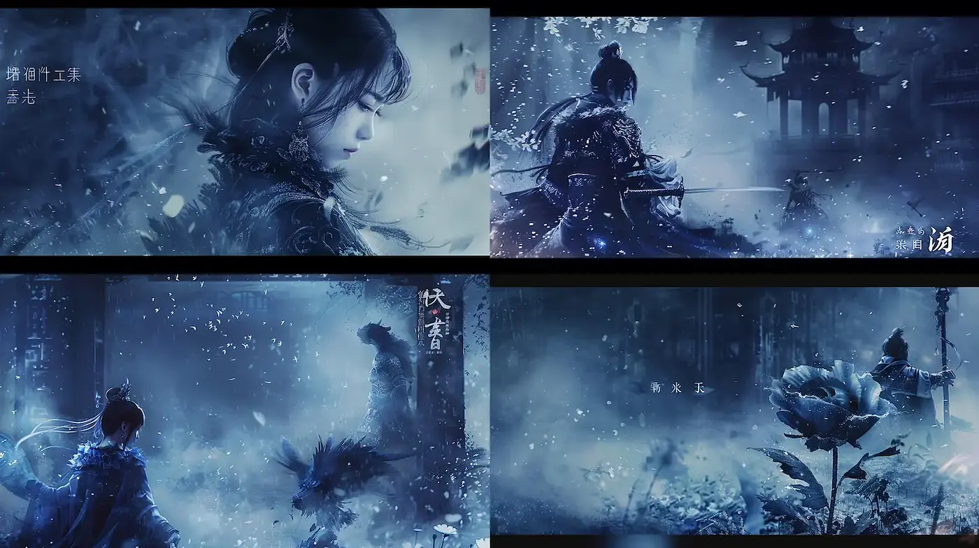 Ethereal and Surreal Imagery with Mystical Elements - Midjourney sref style