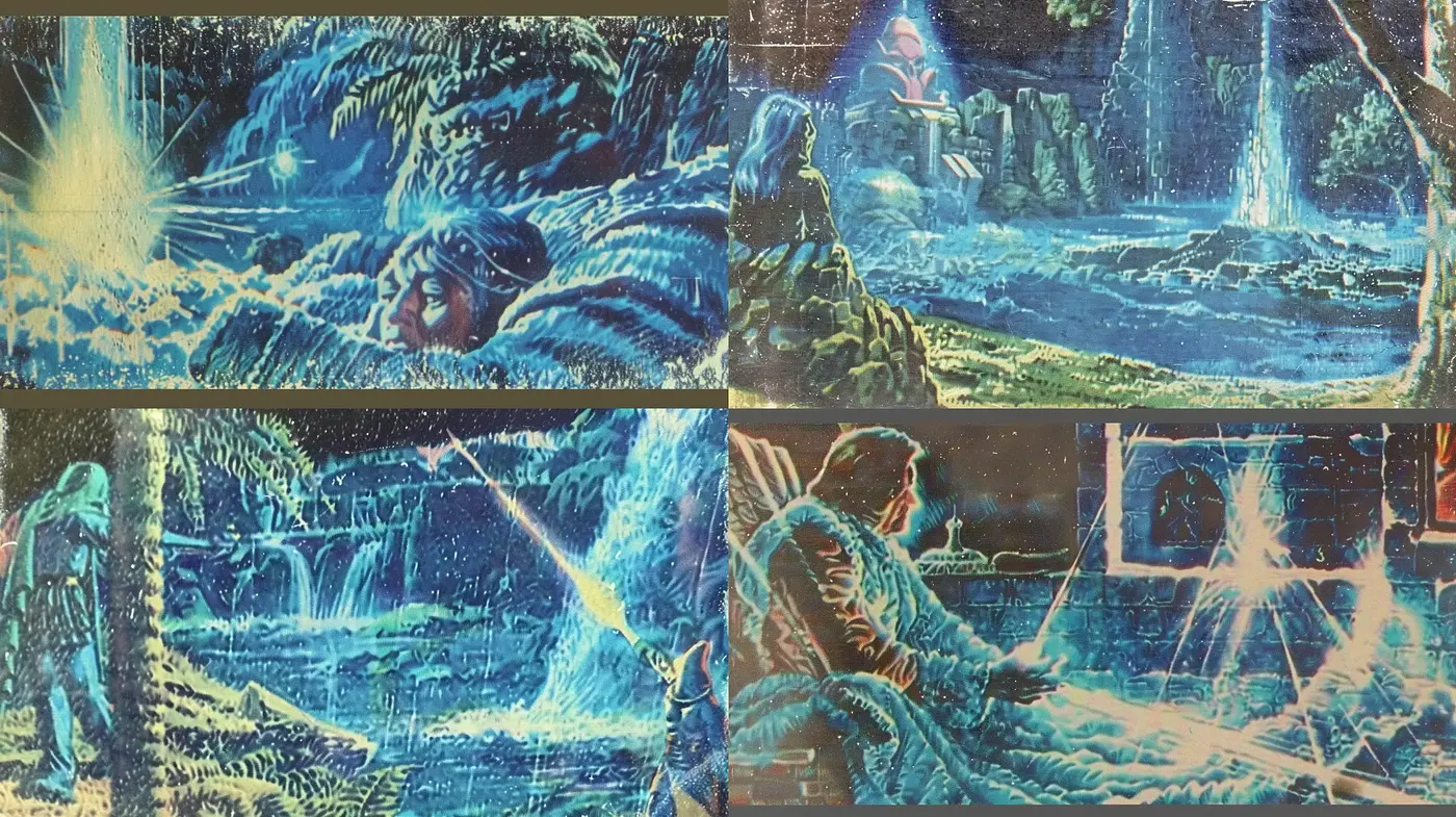 Ethereal Dreamscape: A Tapestry of Luminescent Nocturne - Midjourney sref style