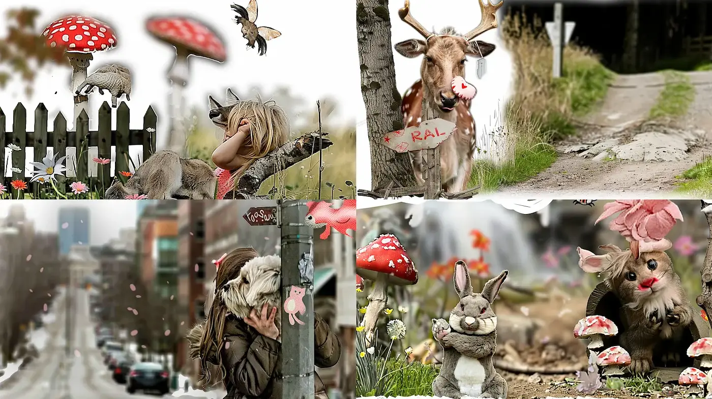 Whimsical and Enchanting Illustrations with a Touch of Fantasy - Midjourney sref style