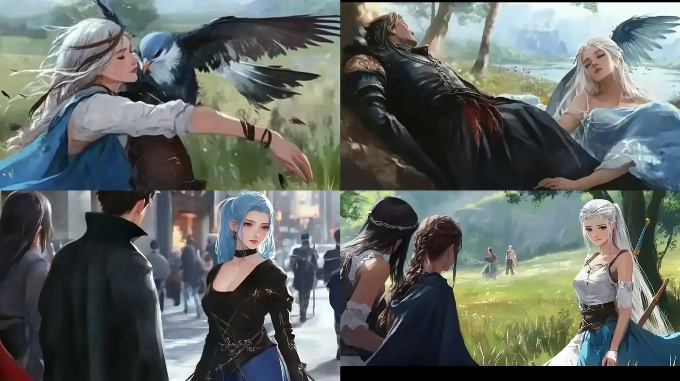 Ethereal Pastoral Fantasy: A Homage to Classic Oil Painting Techniques - Midjourney sref style