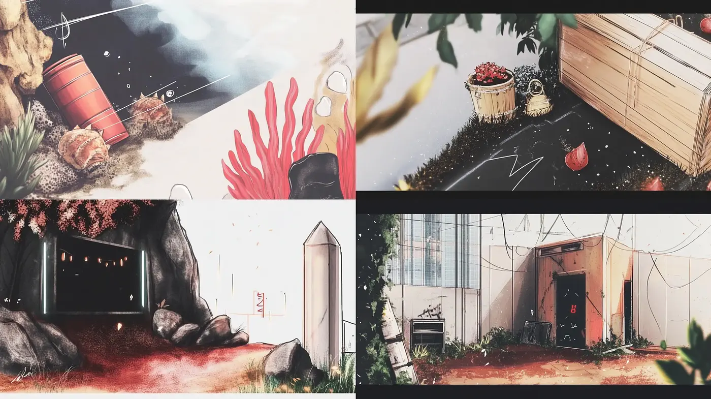 Ethereal Autumnal Dreamscape with a Soft Artistic Touch - Midjourney sref style