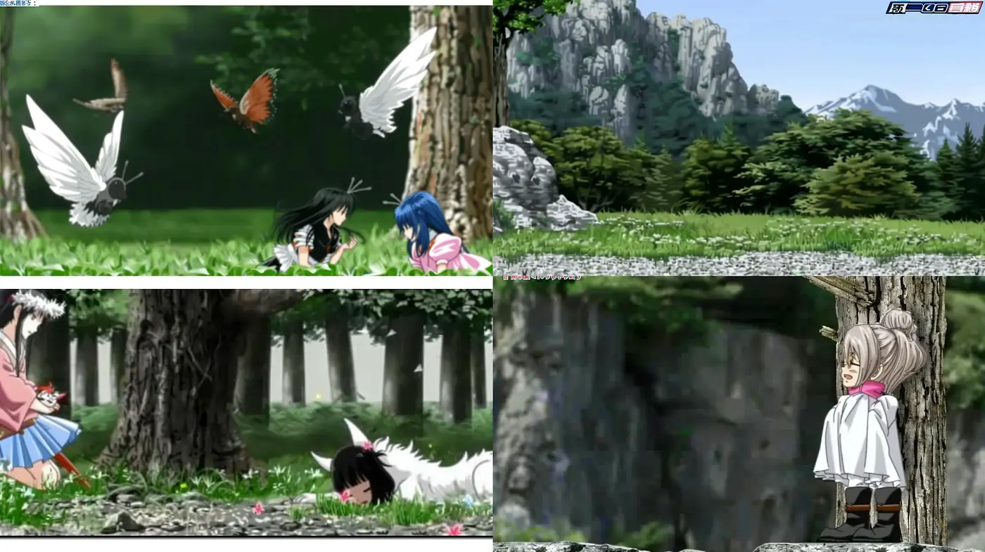 Serene Natural Vistas in Anime-Inspired Digital Brushwork - Midjourney sref style