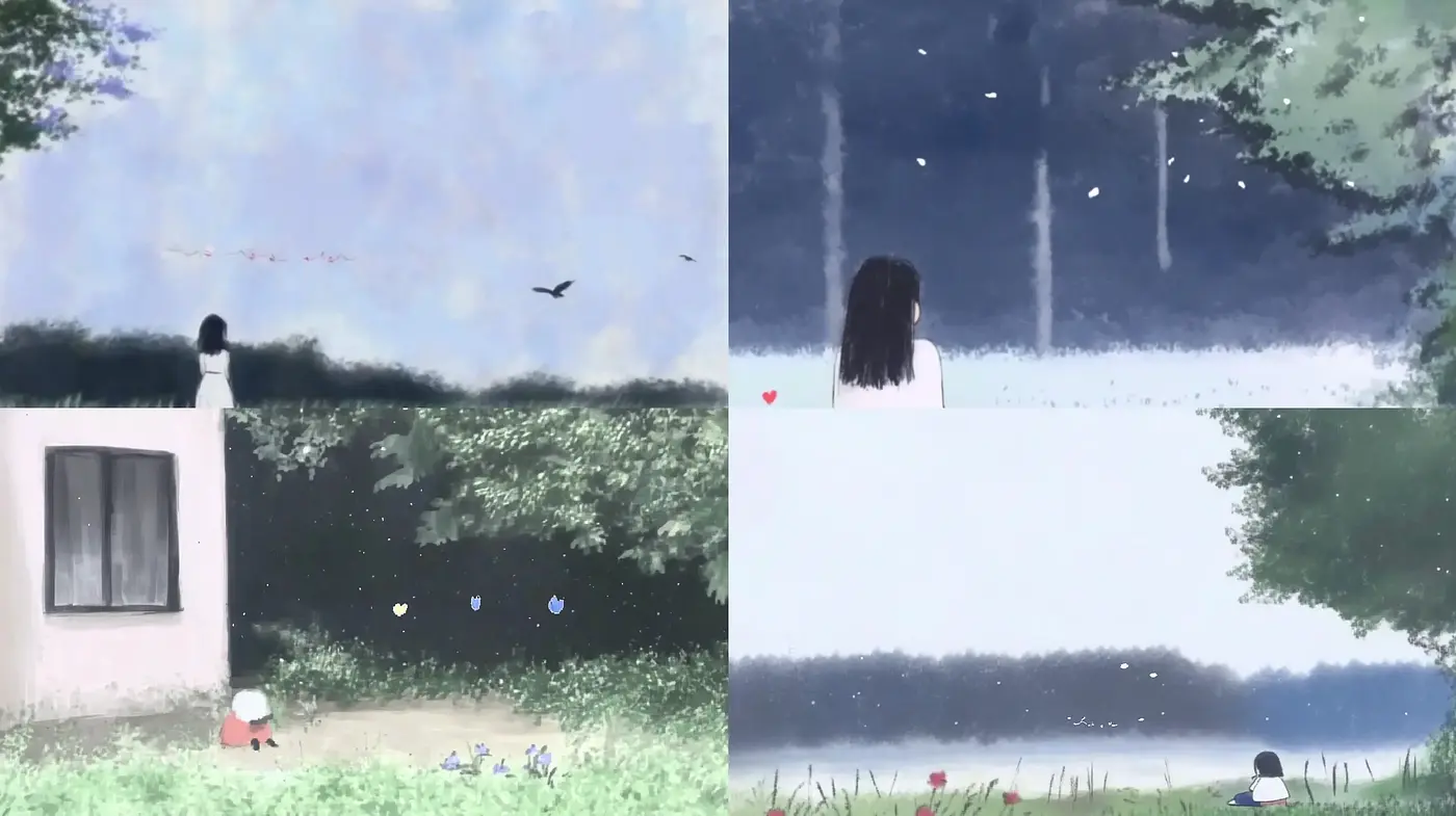 Ethereal Moments in Stylized Tranquility - Midjourney sref style