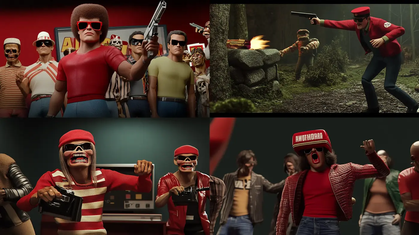 Retro Rebellion: A Cinematic Exploration of Vintage Vigor and Animated Energy - Midjourney sref style