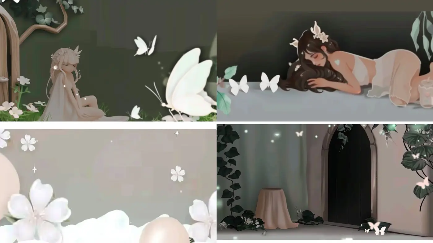 Ethereal Serenity in Earthy Hues: A Consistent Tranquil Digital Art Style - Midjourney sref style