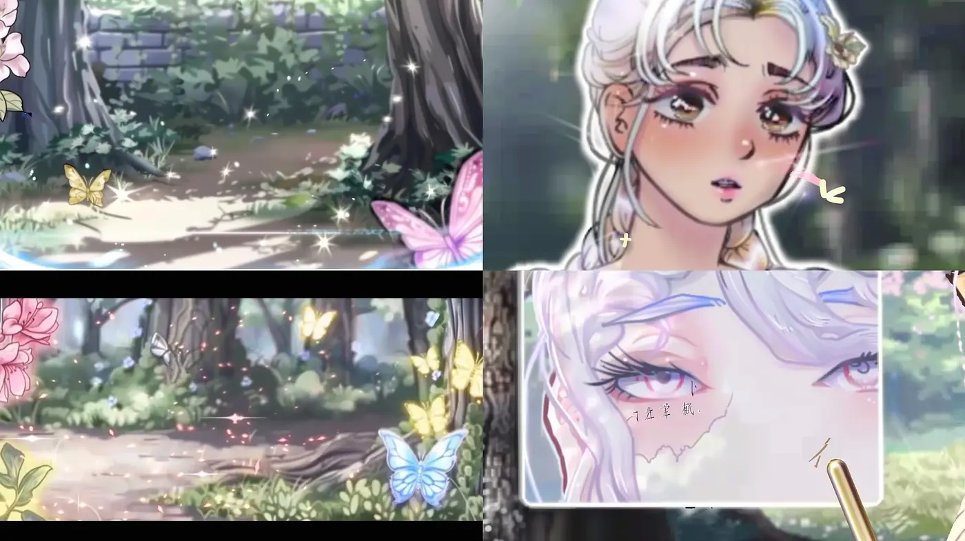 Ethereal Anime Dreamscape with Pastel Hues and Luminous Detailing - Midjourney sref style