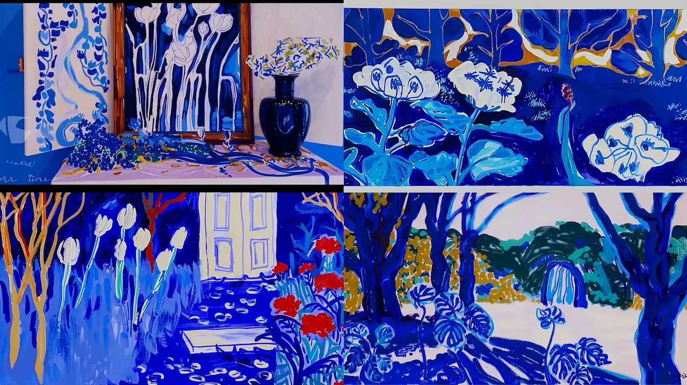 Vibrant Impressionistic Depictions with a Cool Color Palette - Midjourney sref style