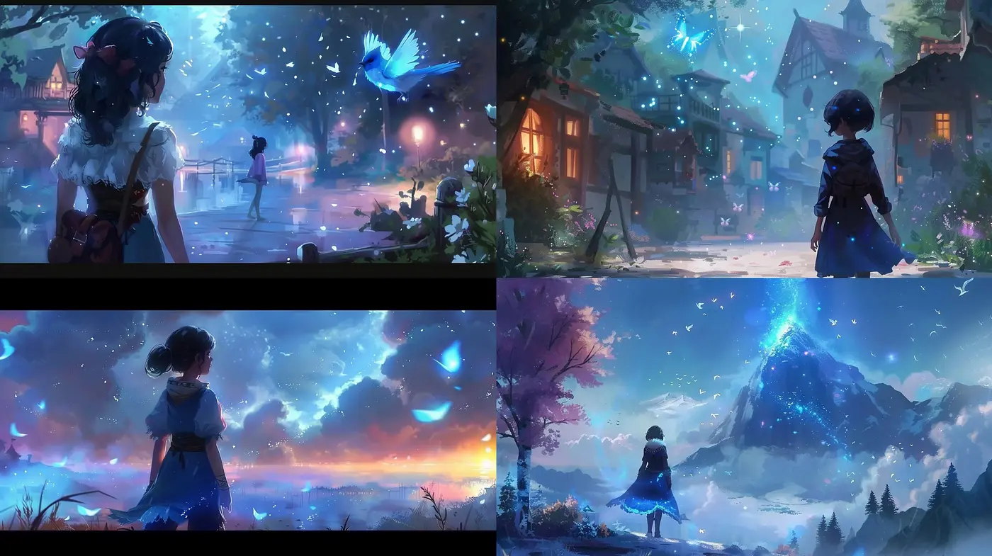 Ethereal Twilight Dreamscape: A Consistent Fusion of Fantasy and Dusk Hues - Midjourney sref style