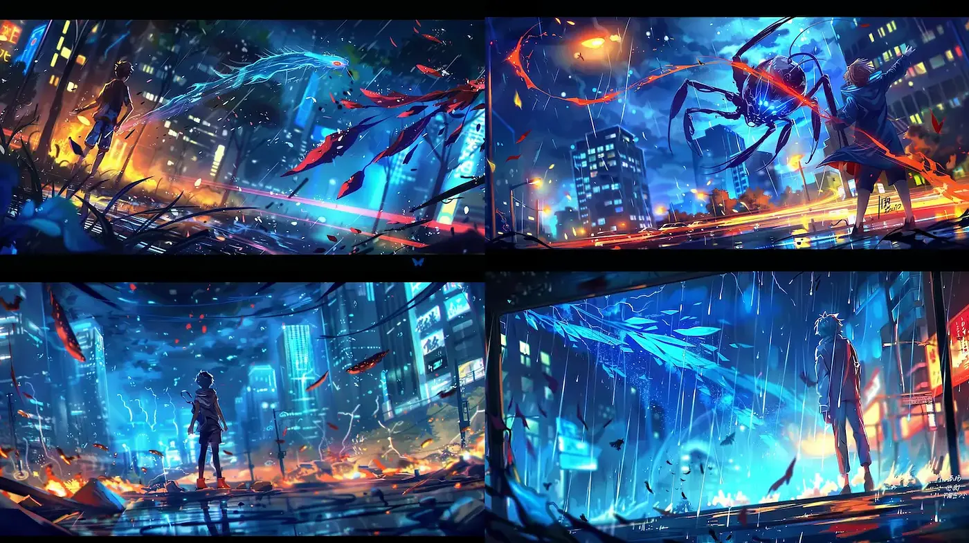 Dynamic Sci-Fi Urban Scenes with a Futuristic Aesthetic and a Touch of Surrealism - Midjourney sref style