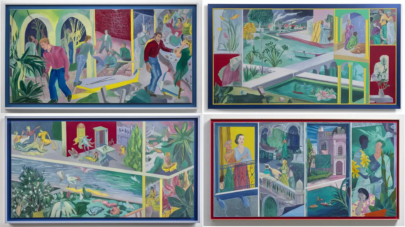 Dynamic and Playful Interpretation of Leisure Spaces through Vibrant Colors and Fluid Forms - Midjourney sref style