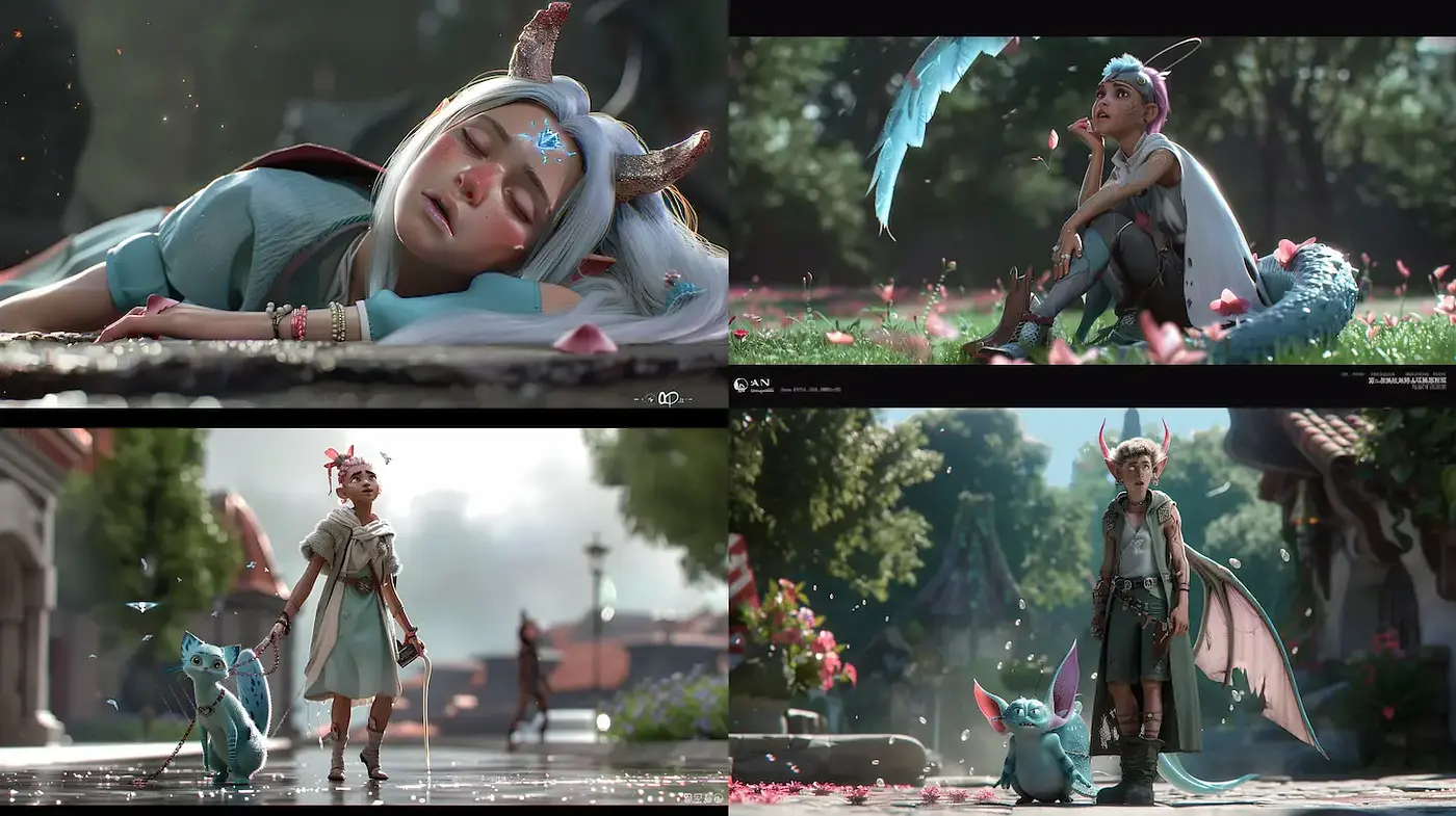 Fantastical depictions with whimsical elements and rich textures - Midjourney sref style