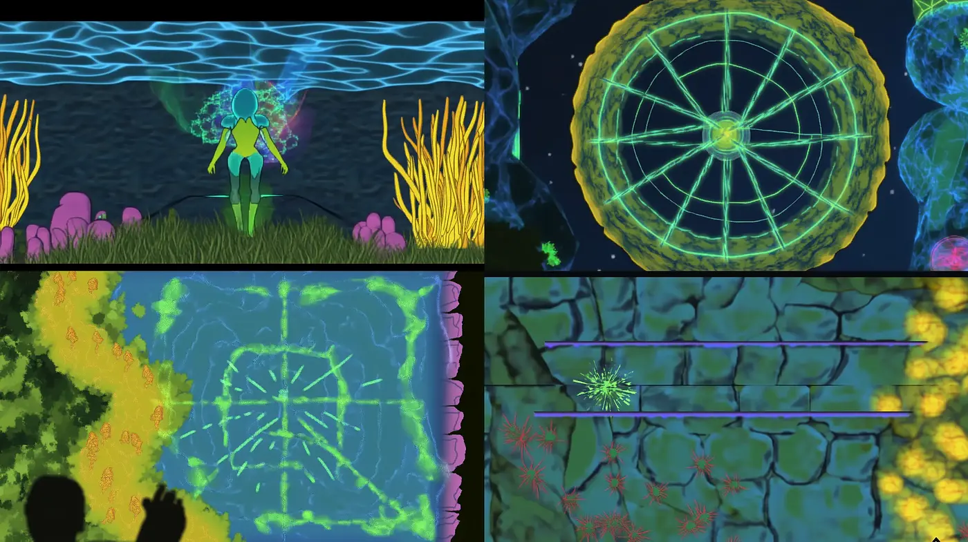 Luminous Ethereal Network of Nature - Midjourney sref style