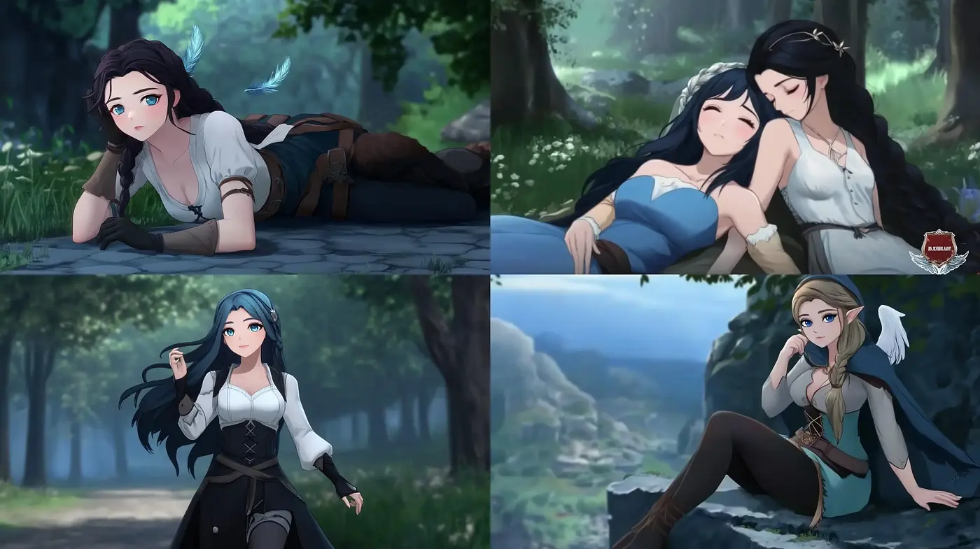 Enchanted Forest Serenity: A Consistent Animated Nature-Inspired Style - Midjourney sref style