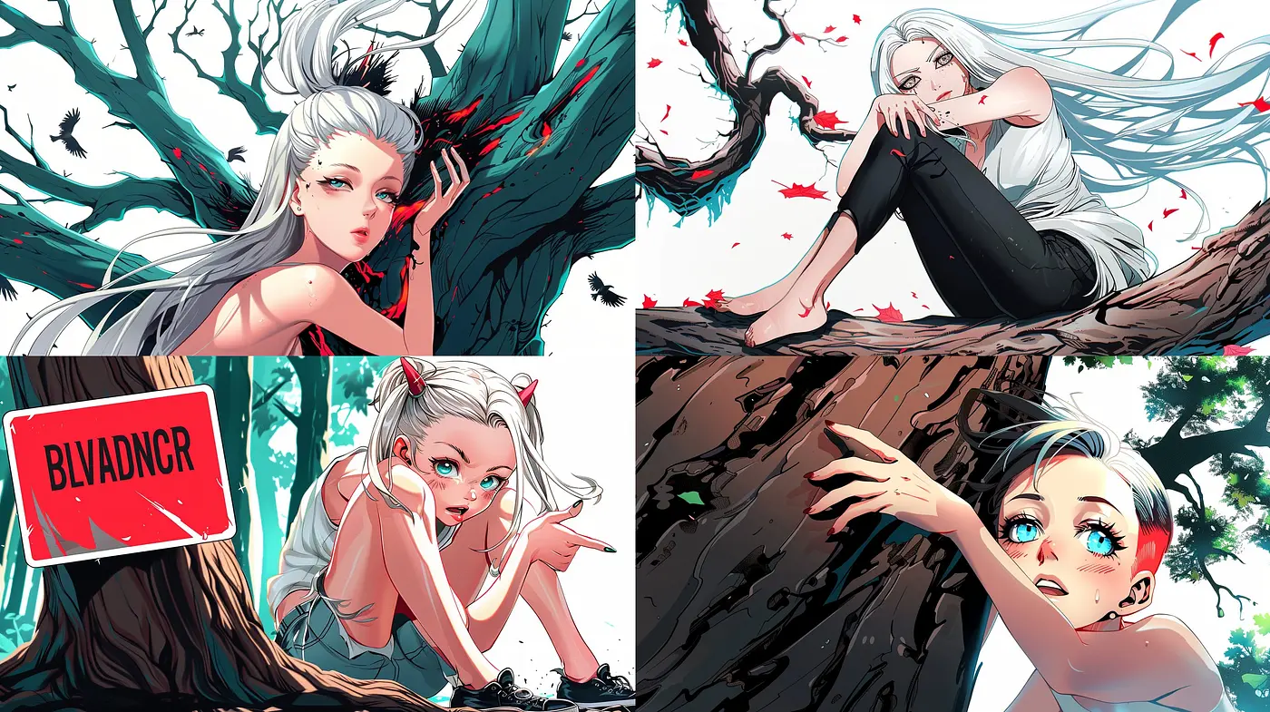Ethereal Elegance: A Fusion of Anime Influence and Surreal Fantasy in an Enchanting Color Harmony - Midjourney sref style