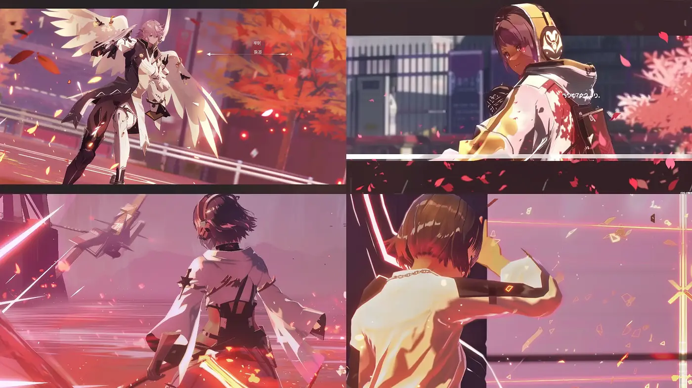 Dynamic Anime-Inspired Digital Brushwork - Midjourney sref style