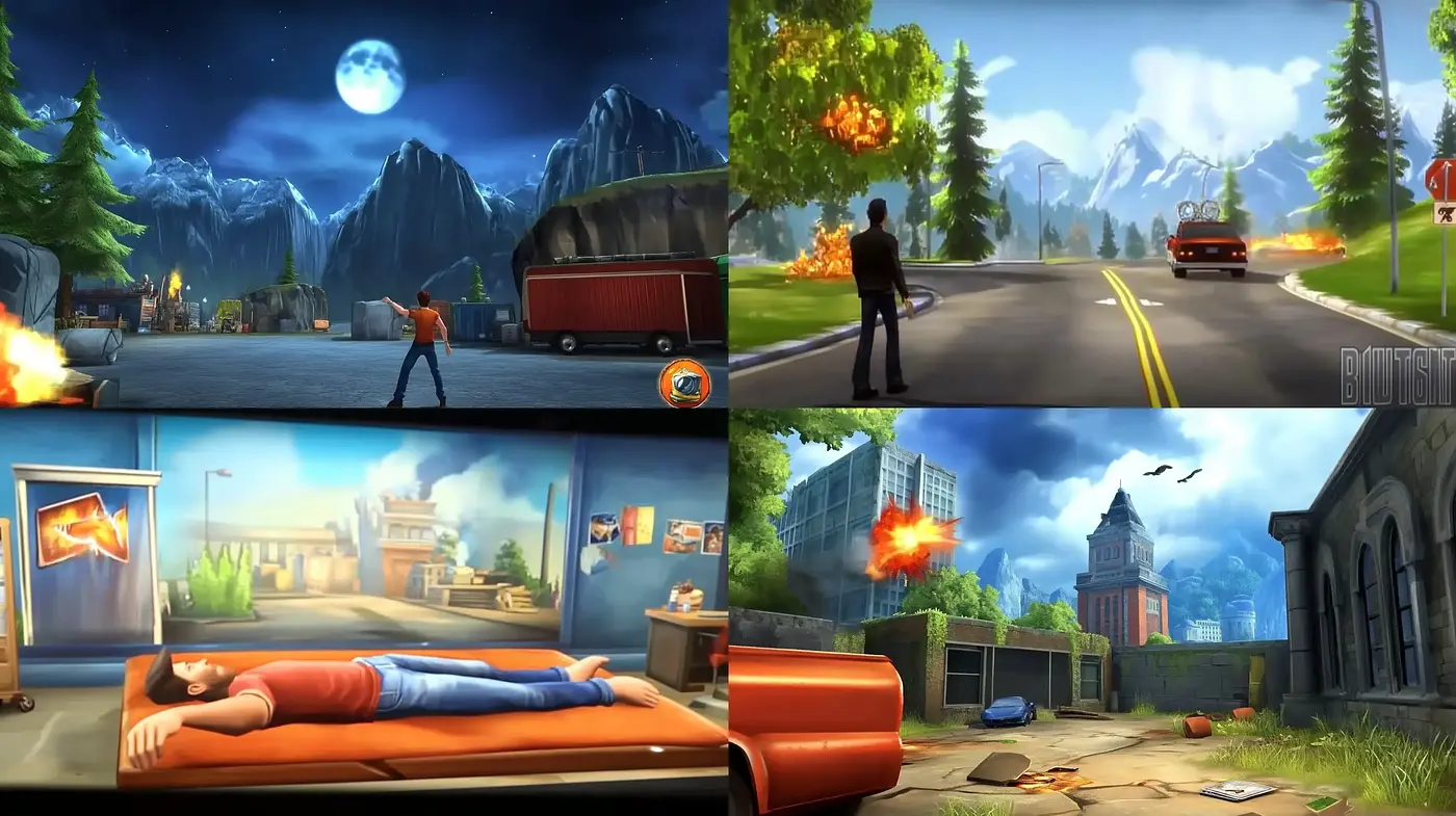 Luminous Digital Panoramas with a Cinematic Appeal - Midjourney sref style